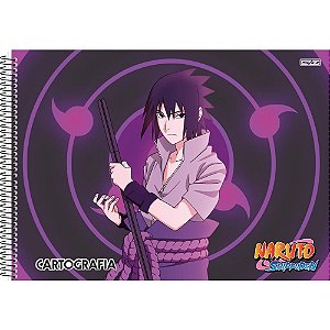 Caderno desenho univ capa dura naruto 60f - animativa (pct.c/05)
