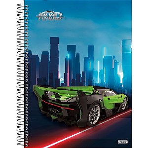 Caderno 10x1 capa dura silver tuning 160f - animativa (pct.c/04)