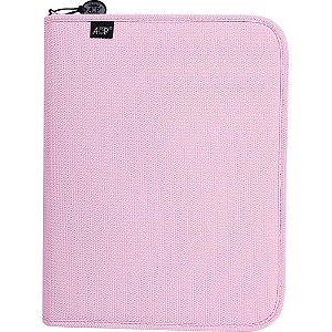 Fichario com ziper sweet rosa c/estojo+div 96fls - acp (unidade)