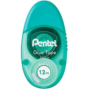Cola em fita glue tape 6mmx12m verde - pentel (blister)