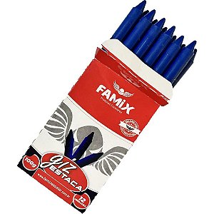 Lapis estaca azul 100g - famix (duzia)