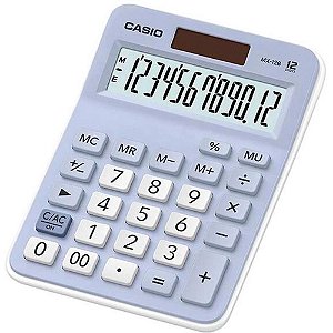 Calculadora de mesa 12 dig. az claro solar/bateria - casio (unidade)