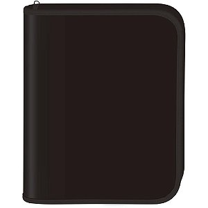 Fichario com ziper all black univ.48f - dac (unidade)