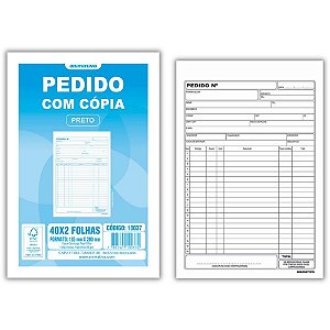Impresso talao de pedido 1/18 2 vias 40 folhas - animativa (pct.c/20)