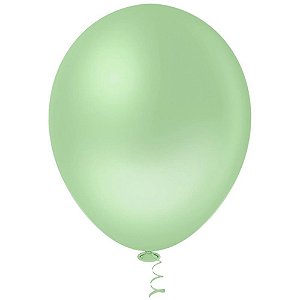 Balao 9 liso verde eucalipto gran festa - riberball (pct.c/50)
