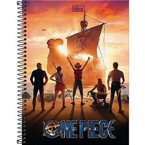 Caderno 01x1 capa dura one piece netflix 80fls. - tilibra (pct.c/04)