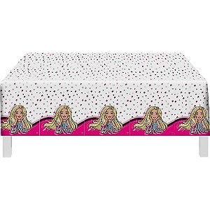 Toalha plastica barbie 1,80x1,20m - festcolor (unidade)