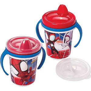 Copo treinamento spidey trio 320ml - plasutil (unidade)