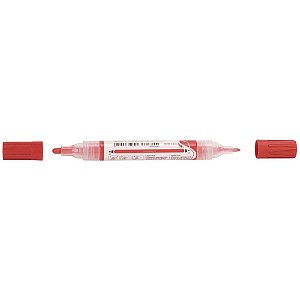 Pincel marcador artesanato multimark s/p vermelho com 6 - faber-castell (estojo)
