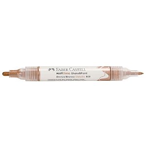 Pincel marcador artesanato multimark s/p bronze com 6 - faber-castell (estojo)