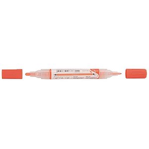 Pincel marcador artesanato multimark s/p laranja com 6 - faber-castell (estojo)