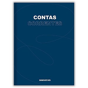 Livro conta corrente 1/4 50 folhas - animativa (pct.c/10)