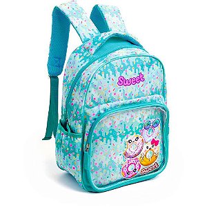 Mochila infantil sweet donuts md (sortido) - kit (unidade)