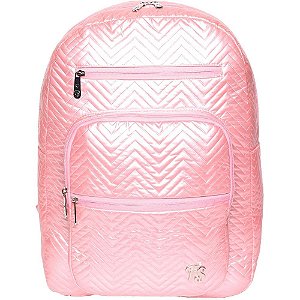 Mochila matelasse chevron 4bolsos (s) - rio de ouro (unidade)