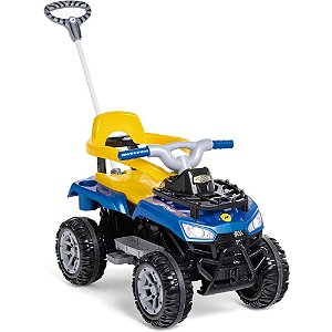 Veiculo para bebe cross up azul 2em1 c/som 30kg - calesita (unidade)