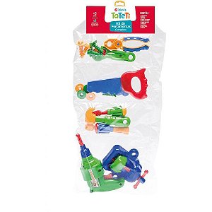 Brincando de profissoes kit ferramentas completo - tateti (unidade)