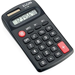 Calculadora de bolso 8 dig. cb1485 c/visor sl/ba - elgin (unidade)