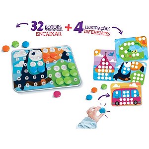Brinquedo para bebe encaixe cor - elka (unidade)