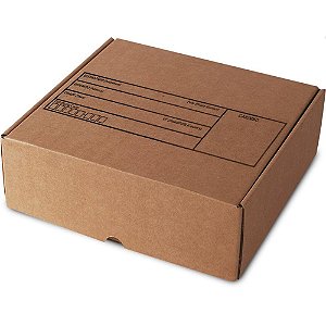 Embalagem para ecommerce correios 01 kraft 18x13,5x9cm - santeck (pct.c/25)