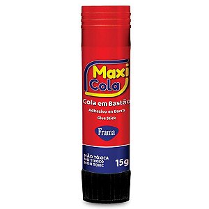 Cola em bastao maxi cola 15g. - frama (cx.c/24)