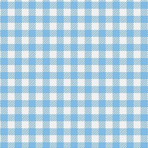 Placa em eva estampado 60x40cm xadrez branco/azul 2mm - make+ (pct.c/05)