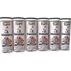 Corante em po preto tupy sintetico - corantes tupy (pct.c/06)