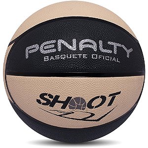 Bola de basquete shoot preta/bege - penalty (unidade)