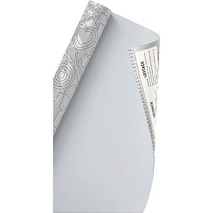 Plastico adesivo transparente 45cm x 25m 0,80 - leonora (rolo)