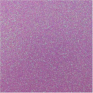 Placa em eva 48x40cm gliter roxo neon 2mm - make+ (pct.c/10)