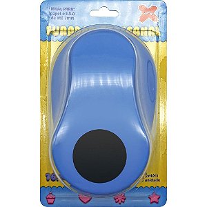 Furador papel e eva gigante circulo 76mm - make+ (unidade)