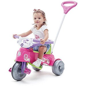 Triciclo ta te tico rosa 30kg - calesita (unidade)