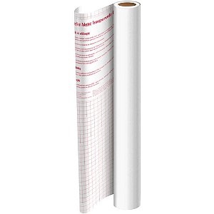 Plastico adesivo 45cmx10m pvc branco 0,08 - dac (rolo)