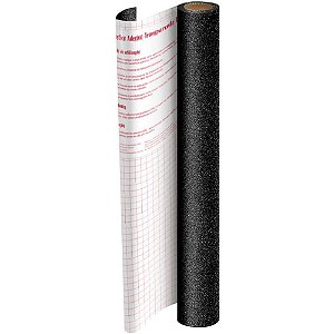 Plastico adesivo 45cmx10m gliter preto pp 0,10 - dac (rolo)