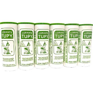 Corante em po verde primavera tupy algodao - corantes tupy (pct.c/06)
