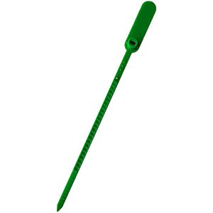 Lacre para malote verde escada pp 16cm. - tykheplas (pct.c/100)