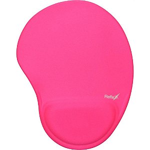 Mouse pad tecido pink c/apoio 19x25cm - reflex (unidade)