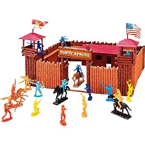 Miniatura colecionavel forte apache batalha junior - gulliver (unidade)