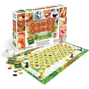 Jogo diverso o que e o que e bichos 100 fig - nig brinquedos (unidade)