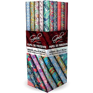 Papel presente 64x95,5cm casual brilho c/1f - gala embalagens (dp.c/50)