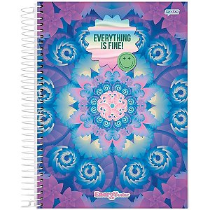 Caderno 10x1 capa dura energy color 160fls. - jandaia (pct.c/04)