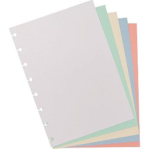 Caderno inteligente refil a5 colorido 80g.50fls. - caderno inteligente (pacote)