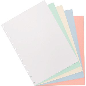 Caderno inteligente refil grande colorido 80g.50fls. - caderno inteligente (pacote)