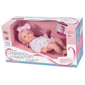 Boneca cheirinho de amor reborn acord - milk (unidade)