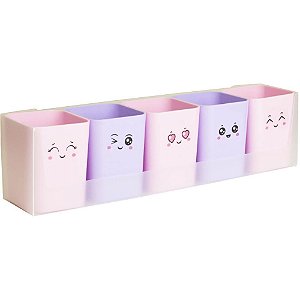 Acessorio para mesa kit docura c/5 porta objetos - dello (unidade)