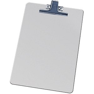 Prancheta aluminio oficio c/ prend. inox - acrimet (unidade)