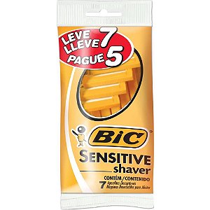 Barbeador descartavel bic sensitive leve 7 pague 5 - bic (pct.c/07)