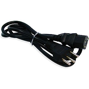 Cabo de forca tripolar 3m p/ pc / monitor - force line (unidade)