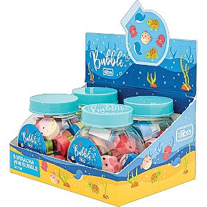 Borracha decorada mini bubble com 20 (s) - tilibra (dp.c/04)