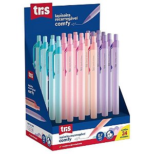 Lapiseira 0.7mm tris comfy 4 cores fashion - summit (dp.c/24)