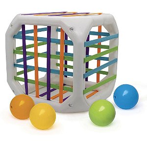 Brinquedo para bebe cubo entrelacado - elka (unidade)